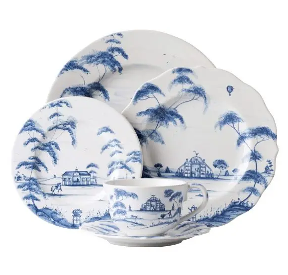 Juliska Country Estate Delft Blue Dinner Plate Camden Jewelry and Gifts
