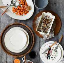 Load image into Gallery viewer, Vietri Lastra Linen Dinner Plate