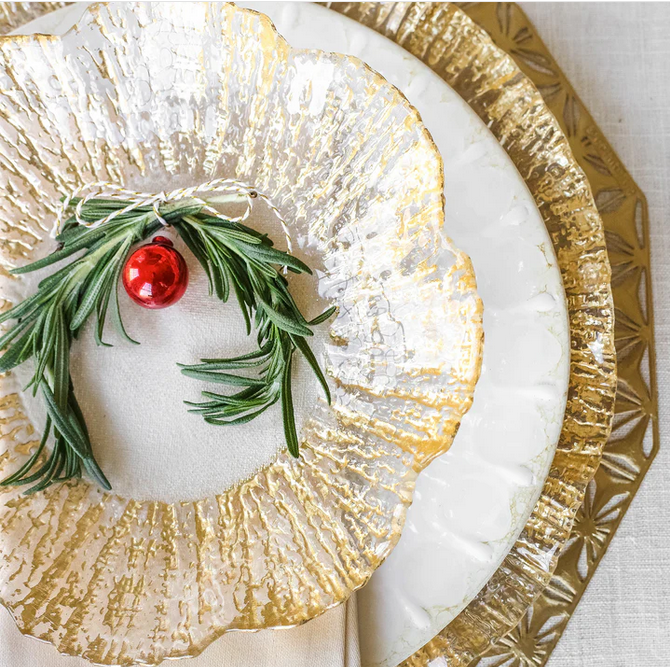 Vietri Rufolo Gold Charger Camden Jewelry and Gifts