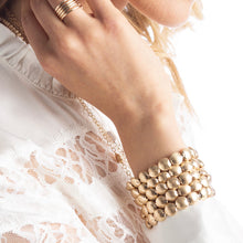 Load image into Gallery viewer, honesty gold 10mm bead bracelet