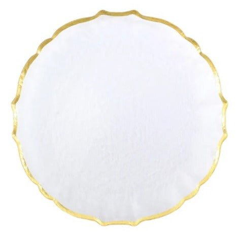 Vietri Viva Baroque Glass Charger