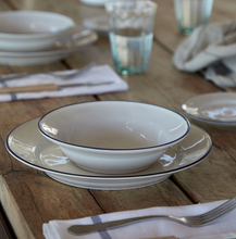 Load image into Gallery viewer, Costa Nova Beja Blue Rim Pasta/Soup Bowl