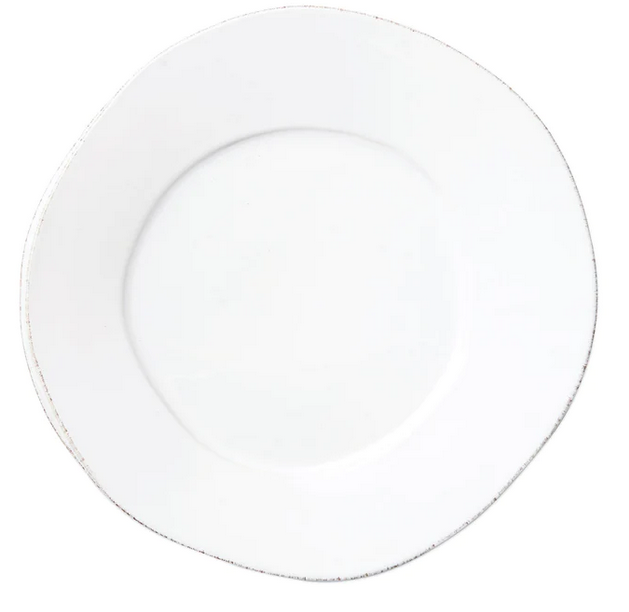 Vietri Lastra White Dinner Plate