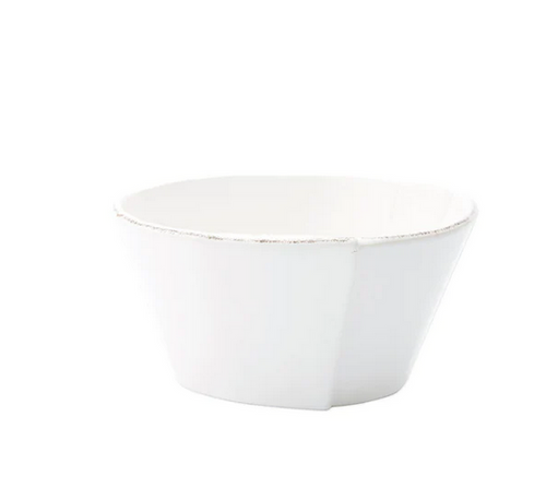 Vietri Lastra White Cereal Bowl
