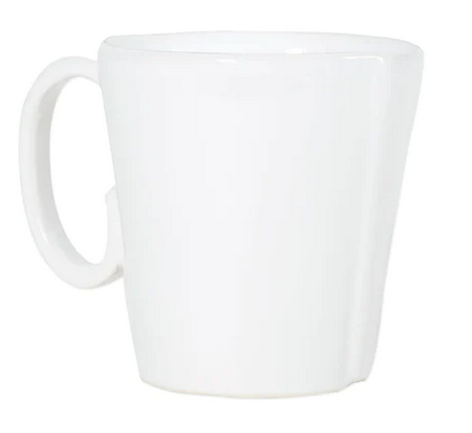 Vietri Lastra White Mug
