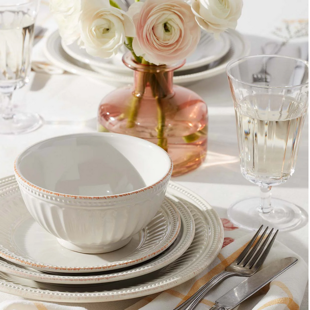 Lenox French Perle Bead White Salad Plate - Thumbnail 3