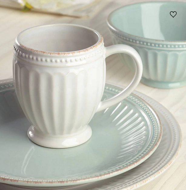 Lenox French Perle Groove White Mug - Thumbnail 2