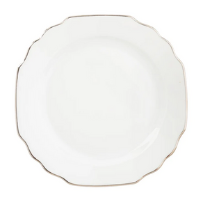 Pickard Georgian Ultra White Gold Dinner Plate