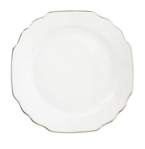 Pickard Georgian Ultra White Gold Salad Plate