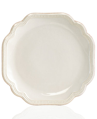 Lenox French Perle Bead White Salad Plate