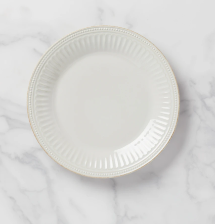 Lenox French Perle Bead White Dinner Plate - Thumbnail 3