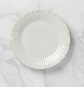 Lenox French Perle Groove White Dinner Plate
