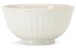 Lenox French Perle Groove White Cereal Bowl