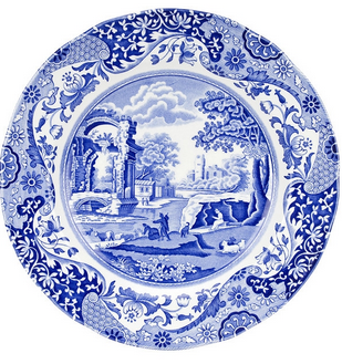 Spode Blue Italian Dinner Plate