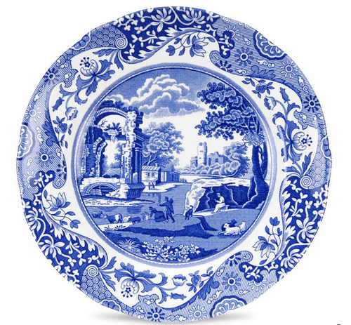 Spode Blue Italian Salad Plate