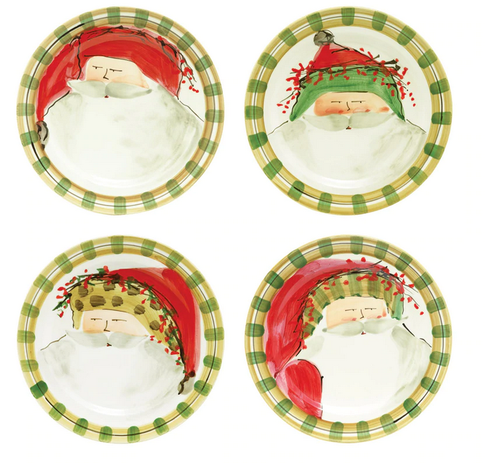 Vietri Old St. Nick Salad Plate Camden Jewelry and Gifts