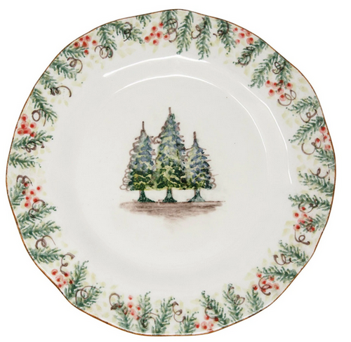 Arte Italica Natale Dinner Plate