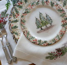 Load image into Gallery viewer, Arte Italica Natale Salad Plate