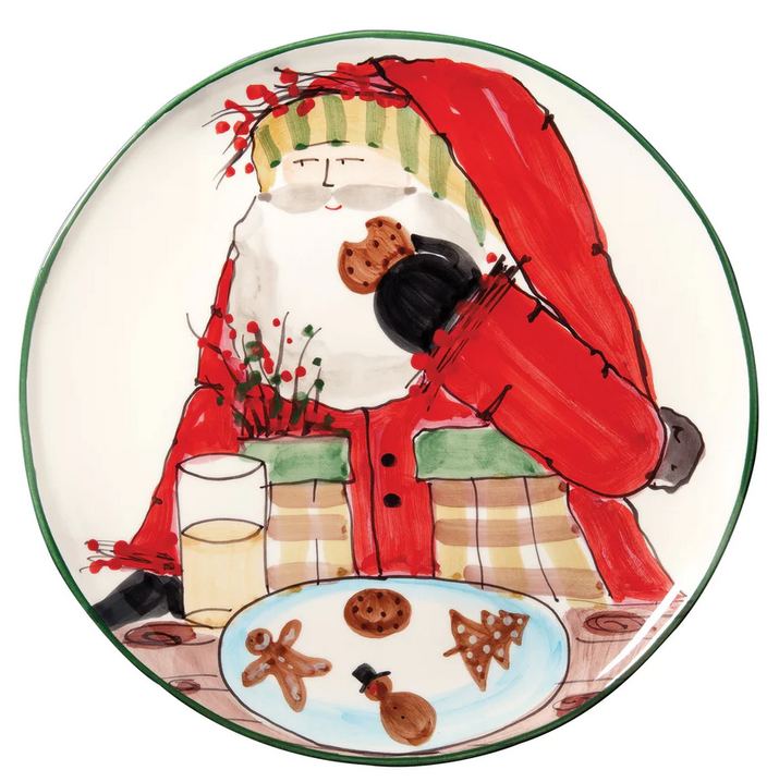 Vietri Old St. Nick Christmas Cookie Platter - Thumbnail 2