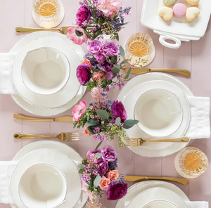 Vietri Lastra Linen Salad Plate