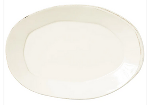 Vietri Lastra Linen Oval Platter