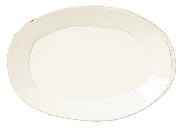 Vietri Lastra Linen Oval Platter