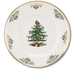 Spode Christmas Tree Gold Dinner Plate